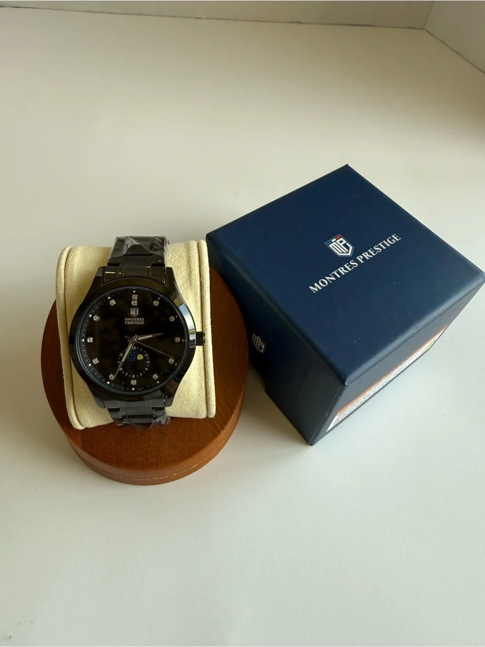 Montres Prestige Men’s Black Celestial Watch MPW-0371 42mm